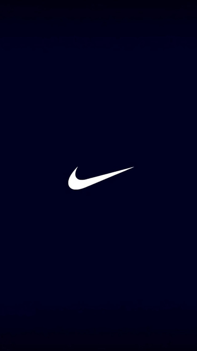 White nike logo dark blue #2 free wallpaper - medium preview image