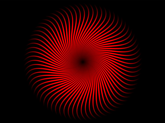 Red black circular design background free wallpaper - medium preview image