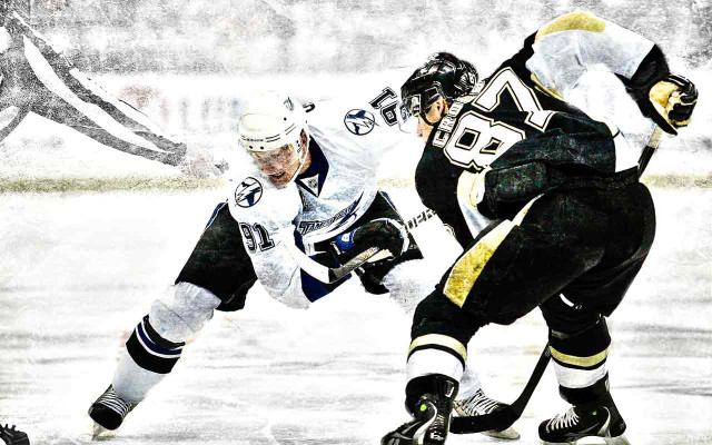 Hockey players ice game snow #2 free wallpaper - medium preview image