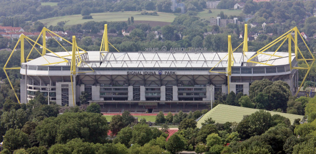Stadium white building trees background free wallpaper - medium preview image