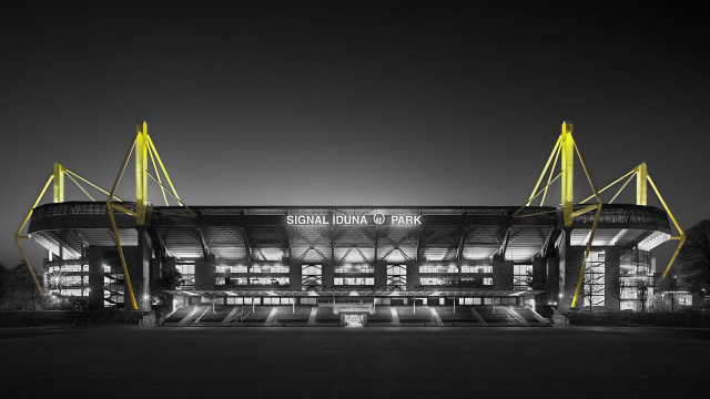 Stadium night large building yellow free wallpaper - medium preview image