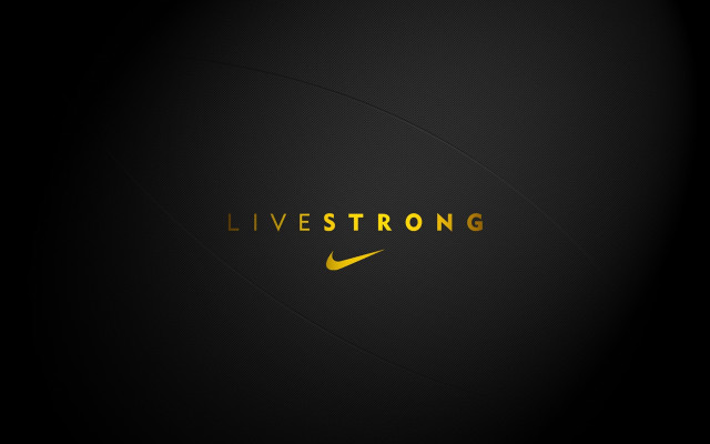 Black background yellow nike logo #2 free wallpaper - medium preview image