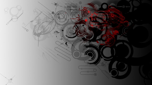Black red abstract bicycle design free wallpaper - medium preview image