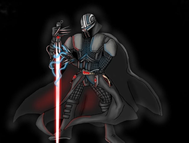 Man black outfit sword red #4 free wallpaper - medium preview image