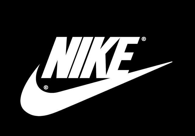 Nike logo black background white #11 free wallpaper - medium preview image