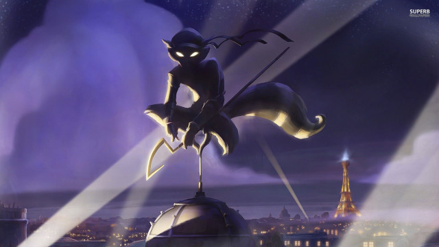 Cartoon character building light beam free wallpaper - medium preview image