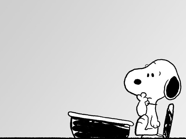 Snoopy dog chair computer screen free wallpaper - medium preview image