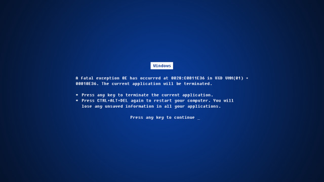 Blue screen white text says #2 free wallpaper - medium preview image