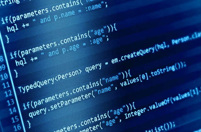 Computer screen code blue background #2 free wallpaper - medium preview image