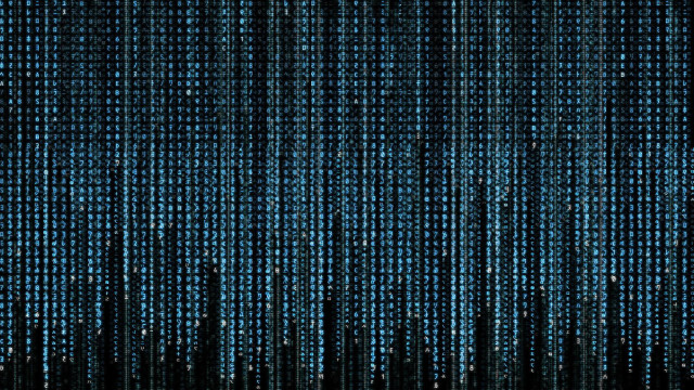 Blue black background small numbers free wallpaper - medium preview image