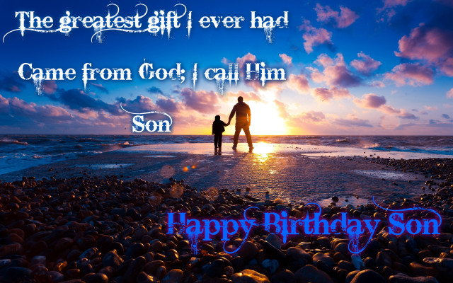Father son beach sunset happy free wallpaper - medium preview image