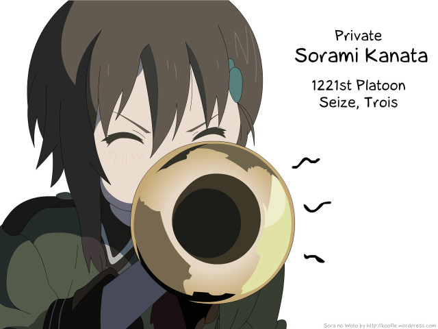 Person holding trumpet private sorami free wallpaper - medium preview image