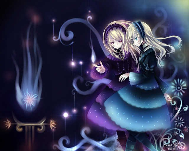 Girls dresses wand star sky free wallpaper - medium preview image