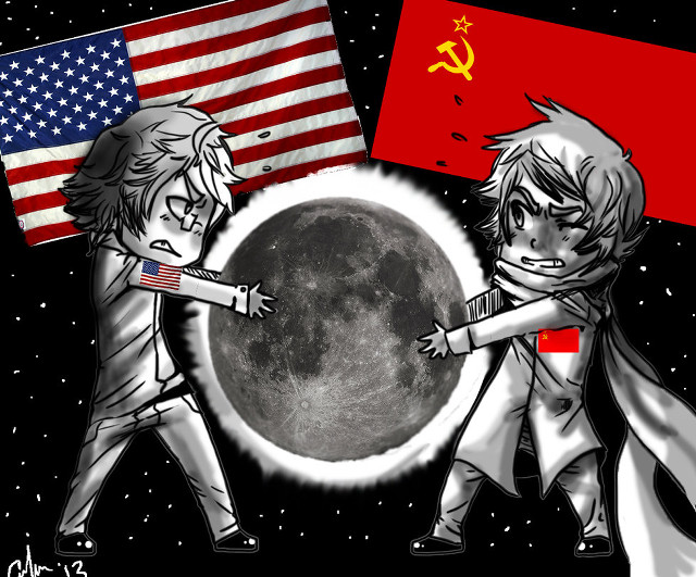 Fighting people flag moon hammer free wallpaper - medium preview image