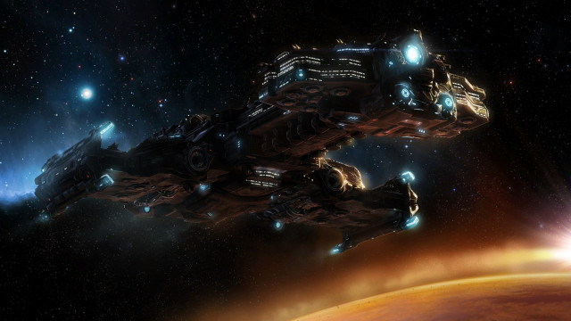 Space station planet bright light #7 free wallpaper - medium preview image