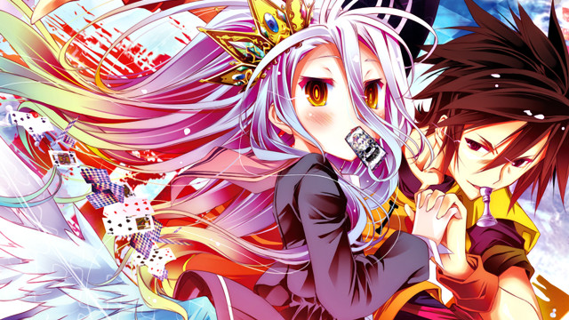 Anime characters long hair colorful free wallpaper - medium preview image