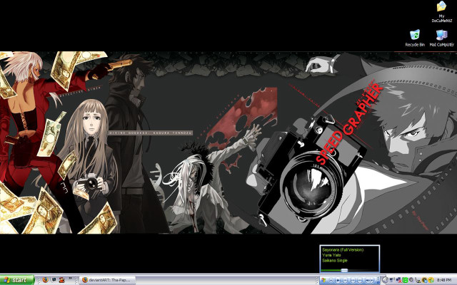 Anime scene screenshot longhaired weapon free wallpaper - medium preview image