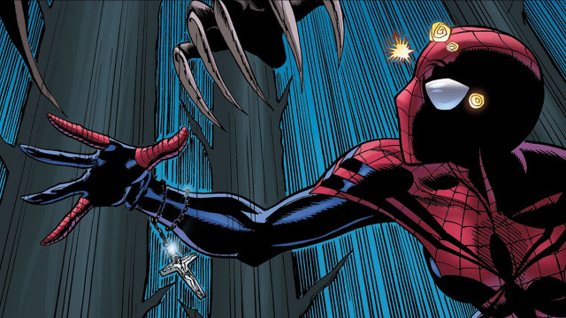 Spider man red black suit #2 free wallpaper - medium preview image