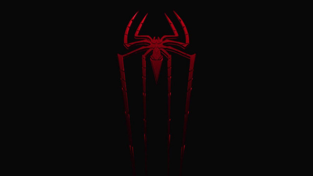 Red spider man logo black #5 free wallpaper - medium preview image