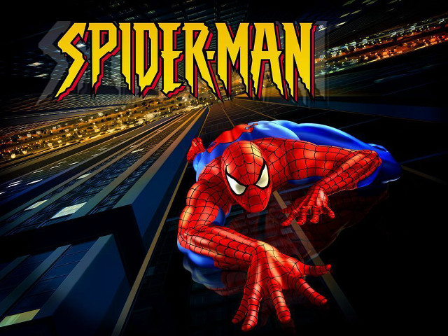 Spider man poster train city free wallpaper - medium preview image