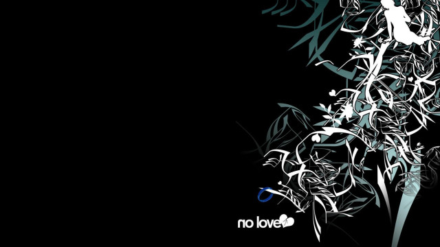 Black white plant leaves stem free wallpaper - medium preview image