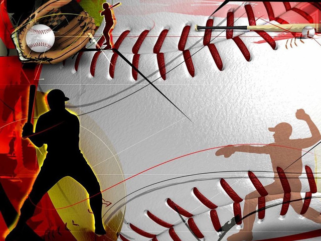 Baseball player throwing ball bat free wallpaper - medium preview image
