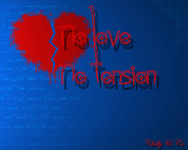 Red heart love to tension free wallpaper - medium preview image