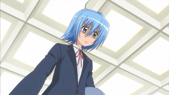 Blue hair suit tie room free wallpaper - medium preview image