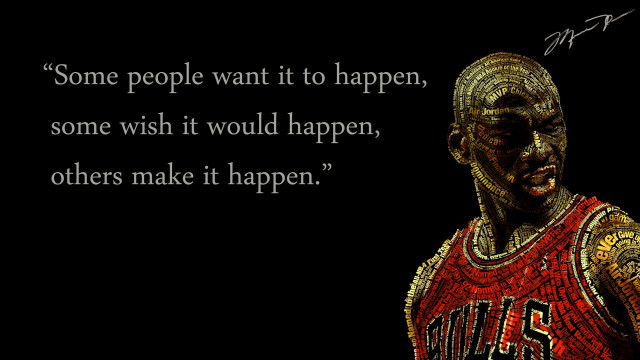 Michael jordan quote basketball jersey free wallpaper - medium preview image