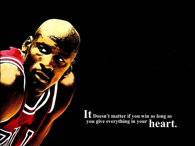Basketball player quote give everything free wallpaper - medium preview image