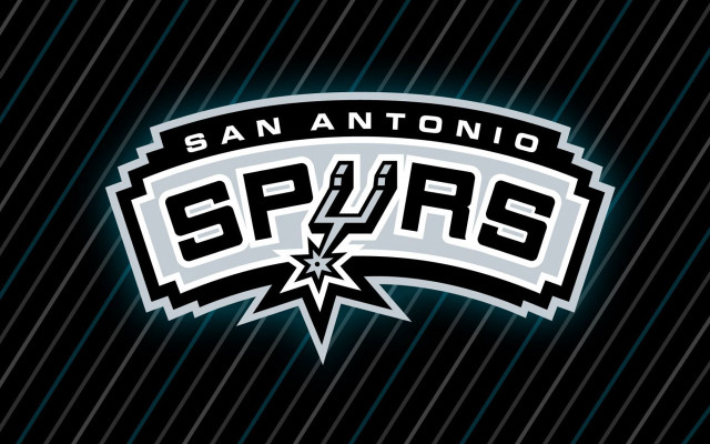 Spurs logo black background stripe free wallpaper - medium preview image