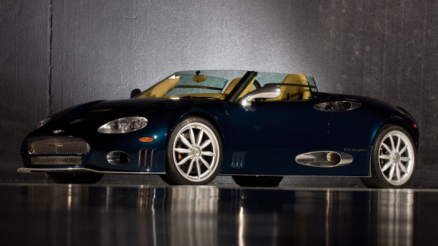 Blue sports car yellow top #2 free wallpaper - medium preview image
