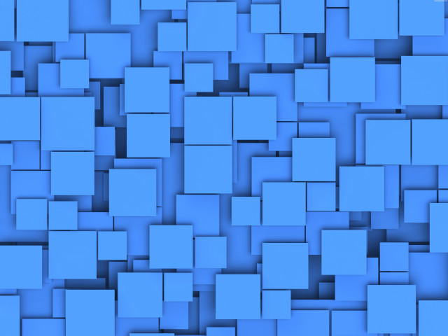 Blue background squares varying sizes #2 free wallpaper - medium preview image
