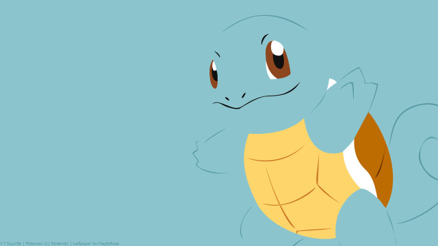 Cartoon turtle blue background brown free wallpaper - medium preview image