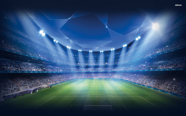 Stadium green field lights crowd #3 free wallpaper - medium preview image