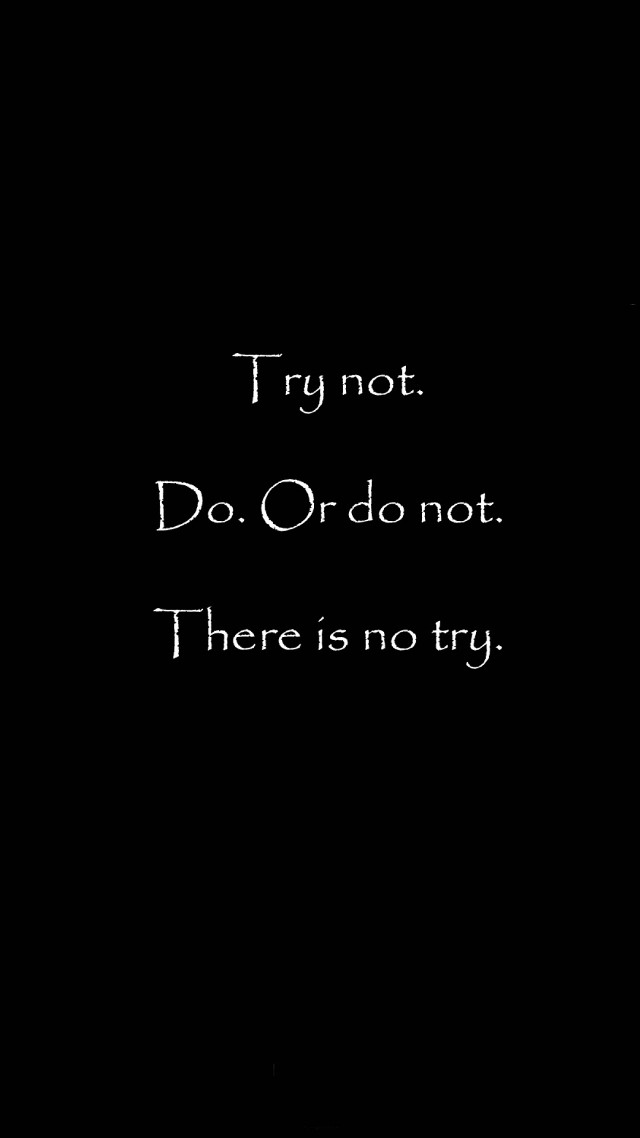 Black background white quote image free wallpaper - medium preview image