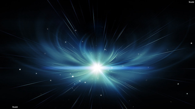 Blue star burst black background #3 free wallpaper - medium preview image