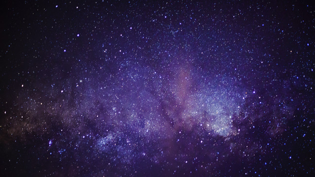 Night sky stars purple light free wallpaper - medium preview image