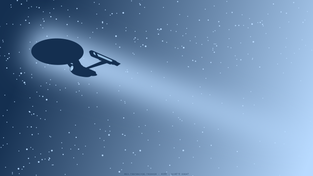 Spaceship flying sky stars bright free wallpaper - medium preview image