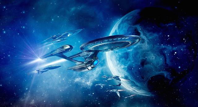 Space station galaxy starship distant free wallpaper - medium preview image