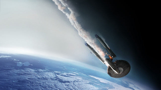 Rocket flying smoke trail back free wallpaper - medium preview image