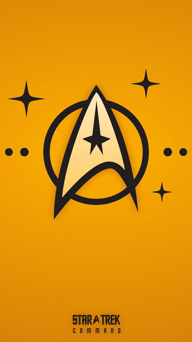 Star trek logo yellow background #2 free wallpaper - medium preview image