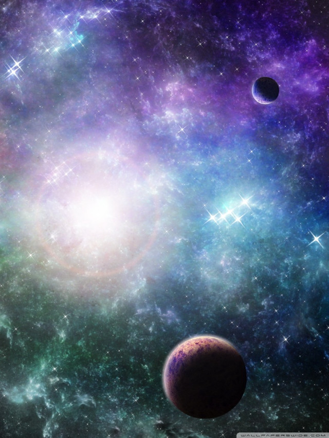 Space scene planets stars background #5 free wallpaper - medium preview image