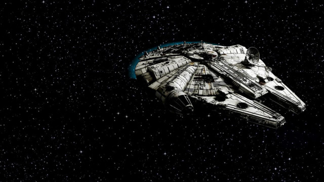 Star wars ship night sky free wallpaper - medium preview image