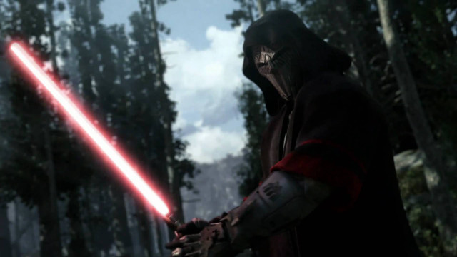 Man dark suit light saber #2 free wallpaper - medium preview image