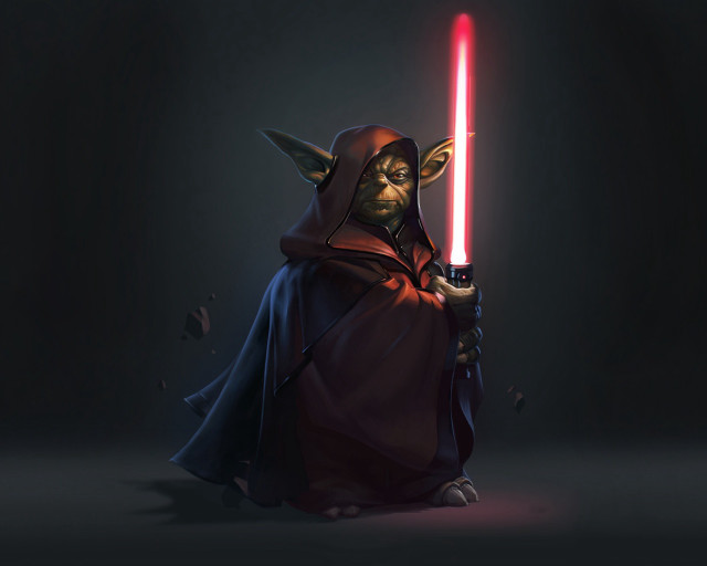 Edward lucas holding glowing saber free wallpaper - medium preview image