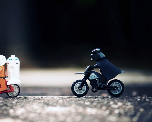 Toy motorcycle toy car tilt free wallpaper - medium preview image