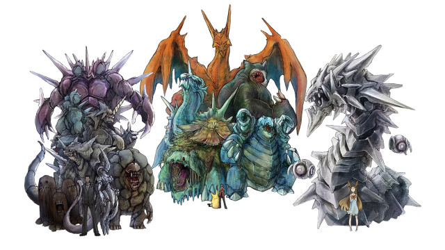 Monsters with horns and wings #2 free wallpaper - medium preview image