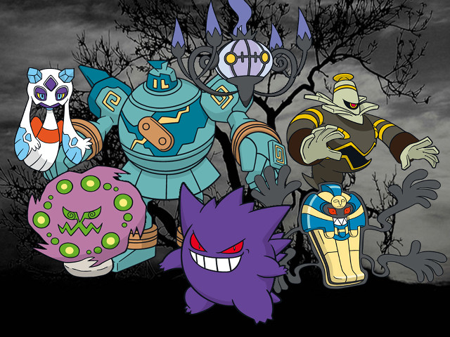 Cartoon characters tree dark sky free wallpaper - medium preview image