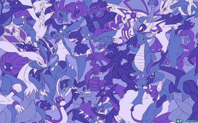 Cartoon characters purple blue group #2 free wallpaper - medium preview image